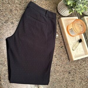 The limited women’s size 6. Black and white polkadots.